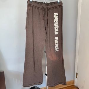 Vintage Wide Leg Logo Sweatpants